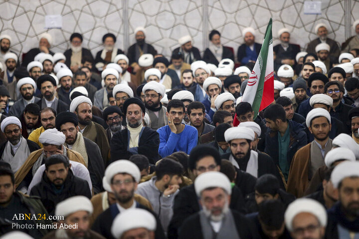 Photos: Gathering of Seminary Students Condemning Insults to Qur’an, Islamic Sanctities in Qom