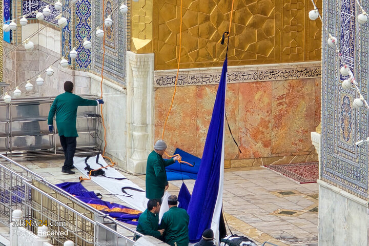 အေမာမ်ရေဇာ (အ.စ) ရောင်ဇာတော် မြတ်တွင် ရှအ်ဗာန်နီယဟ် မွေးနေ့ရက်မြတ်များ မင်္ဂလာ  အထိမ်း အမှတ် အဖြစ် အလှဆင်ကမ္ပည်းများ တင်ဆင် ။ ။ Photos