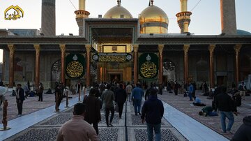 Informe fotográfico | Imágenes del santuario sereno de los Imames Kazim y Yawad (PB) en el atardecer del miércoles, 28 de enero de 2026