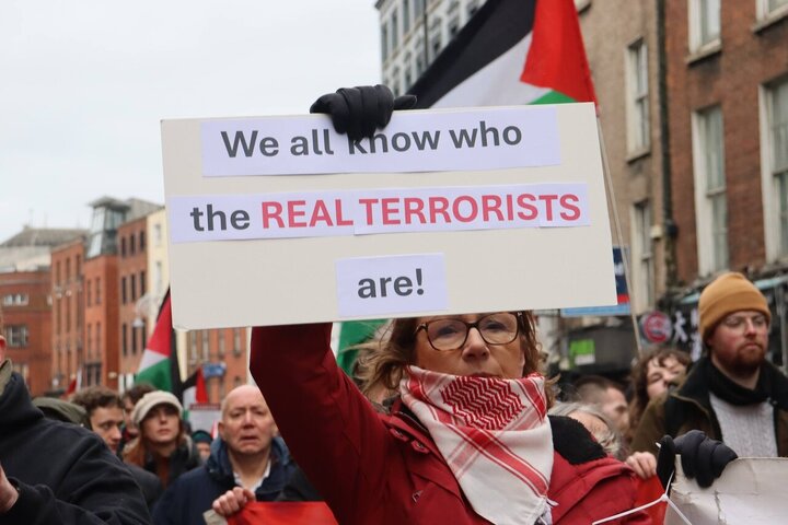 Informe fotográfico | Poderosa solidaridad con el pueblo palestino en Dublín, Irlanda