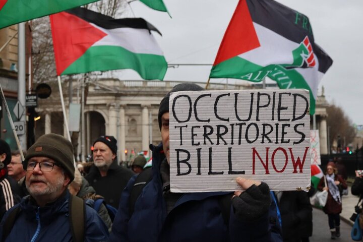 Informe fotográfico | Poderosa solidaridad con el pueblo palestino en Dublín, Irlanda