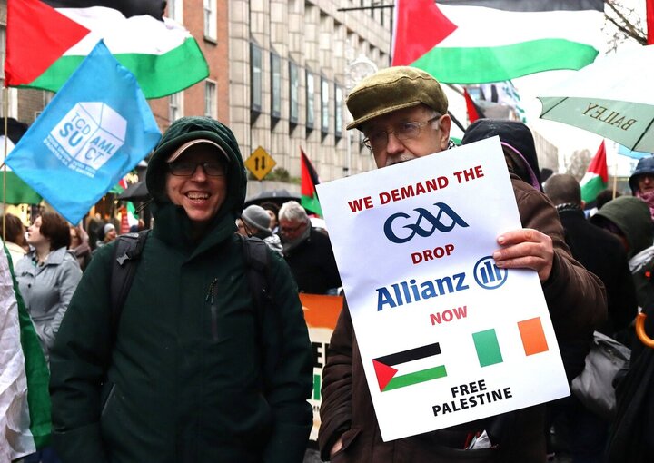 Informe fotográfico | Poderosa solidaridad con el pueblo palestino en Dublín, Irlanda