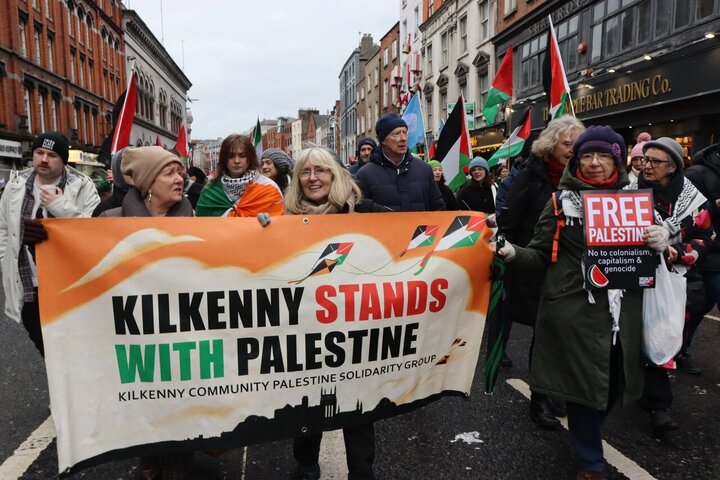 Informe fotográfico | Poderosa solidaridad con el pueblo palestino en Dublín, Irlanda