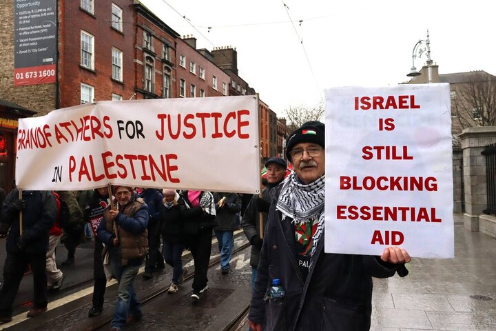 Informe fotográfico | Poderosa solidaridad con el pueblo palestino en Dublín, Irlanda