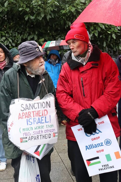 Informe fotográfico | Poderosa solidaridad con el pueblo palestino en Dublín, Irlanda