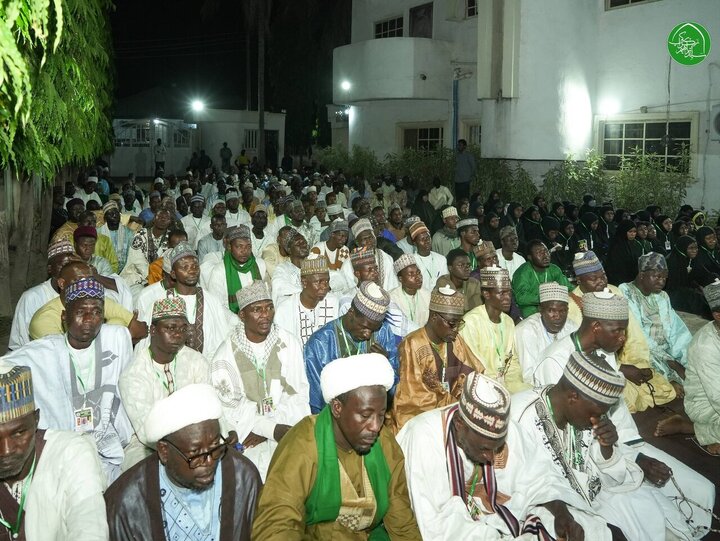 Celebración de un círculo coránico en la residencia del Sheij Ibrahim Zakzaky
