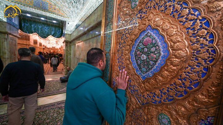 Informe fotográfico | Imágenes del santuario sereno de los Imames Kazim y Yawad (PB) en el atardecer del miércoles, 28 de enero de 2026