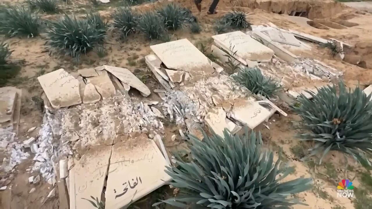 Hamas Condemns Israeli Terrorist Army for Desecrating Hundreds of Graves in Gaza