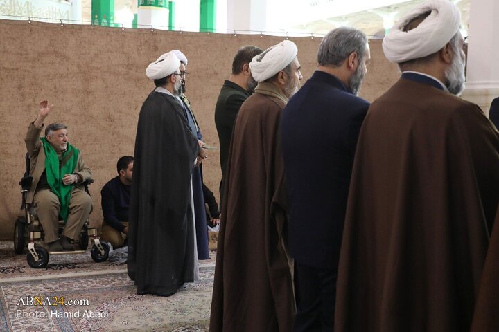 مراسم گرامیداشت شهدای اغتشاشات اخیر در حرم حضرت معصومه(س)