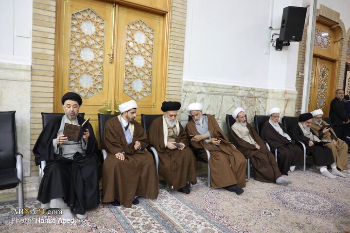 مراسم گرامیداشت شهدای اغتشاشات اخیر در حرم حضرت معصومه(س)