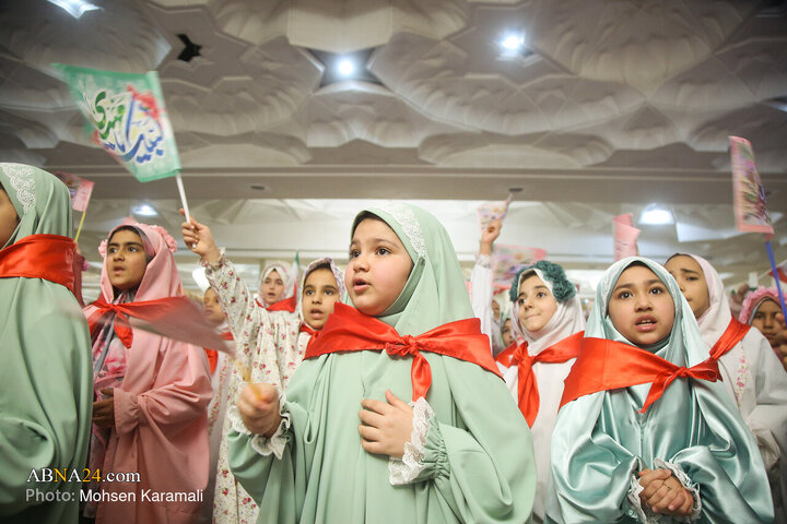Informe fotográfico | Ceremonia de celebración del Taklif para dos mil niñas de 9 años en el mausoleo de la Excelencia Fátima Masuma (la paz sea con ella)