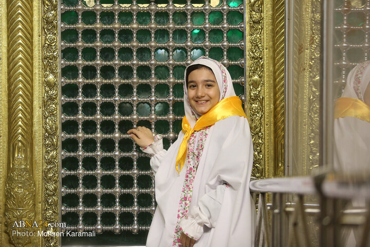 Informe fotográfico | Ceremonia de celebración del Taklif para dos mil niñas de 9 años en el mausoleo de la Excelencia Fátima Masuma (la paz sea con ella)