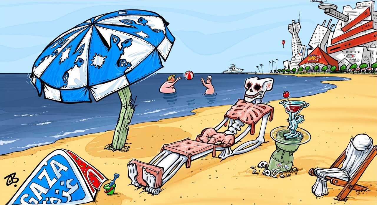Cartoon: Resort and Towers of Gaza