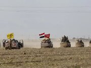 Envío de un convoy de apoyo logístico de las Fuerzas de Movilización Popular (Al-Hashd al-Shaabi) desde Basora hacia la frontera entre Irak y Siria
