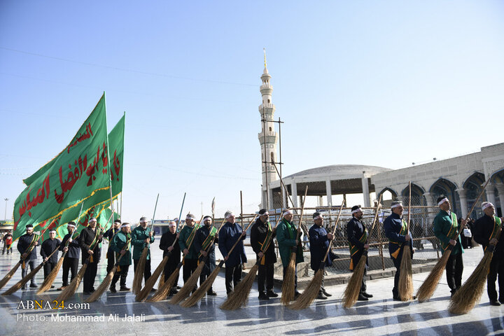 Informe fotográfico | Ceremonia de barrido por los servidores de la Mezquita Sagrada de Jamkaran