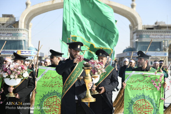 Informe fotográfico | Ceremonia de barrido por los servidores de la Mezquita Sagrada de Jamkaran