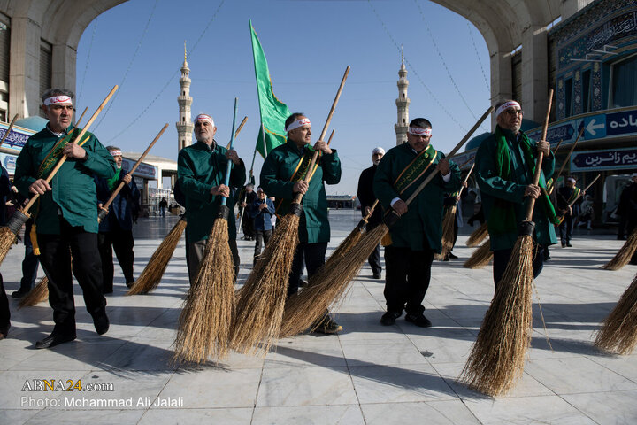 Informe fotográfico | Ceremonia de barrido por los servidores de la Mezquita Sagrada de Jamkaran