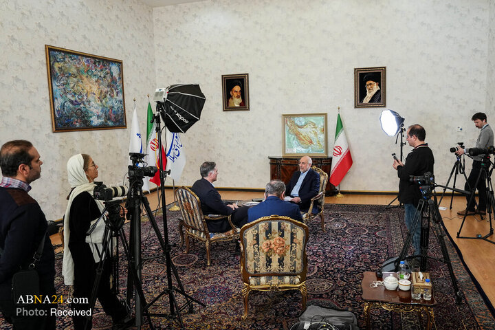 အီရန် အစ္စလာမ်မစ် ပြည်သူ့ သမ္မတ နိုင်ငံ ပါလီမန် ဥက္ကဋ္ဌ   နှင့် CNN အင်တာဗျူး ။ ။ Photos