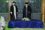 Фото Репортаж | Имам Хаменеи һәзрәтләри Иран Ислам Республикасынын Баниси Имам Хомејнинин мәзарыны зијарәт етди