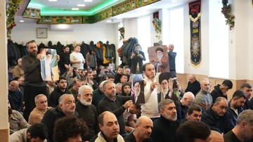 مسکو؛ برگزاری مراسم تجدید میثاق با رهبر معظم انقلاب و حمایت از ملت ایران + تصاویر