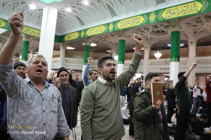 تقرير مصور/ مراسم إحياء ذكرى شهداء العمليات الارهابية الأخيرة في مرقد السيدة المعصومة (ع)