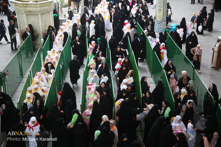 تقرير مصور/ حفل بهيج لـ 2000 فتاة بمناسبة بلغهن سن التكليف الشرعي في حرم السيدة المعصومة (ع)