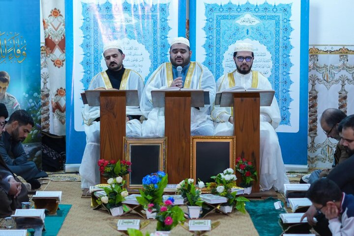 تقرير مصور/ المجمع العلمي يواصل برنامجه القرآني في محافظة المثنى استذكارًا لتضحيات الشهداء