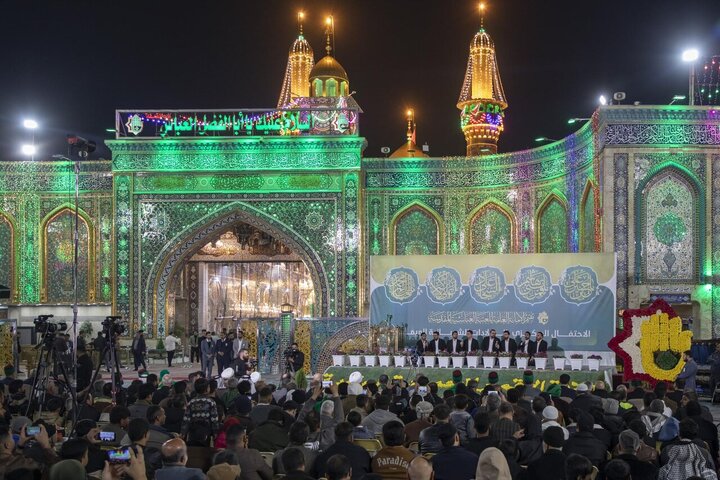 تصاویر | برگزاری جشن میلاد حضرت علی‌اکبر(ع) در حرم حضرت عباس(ع)