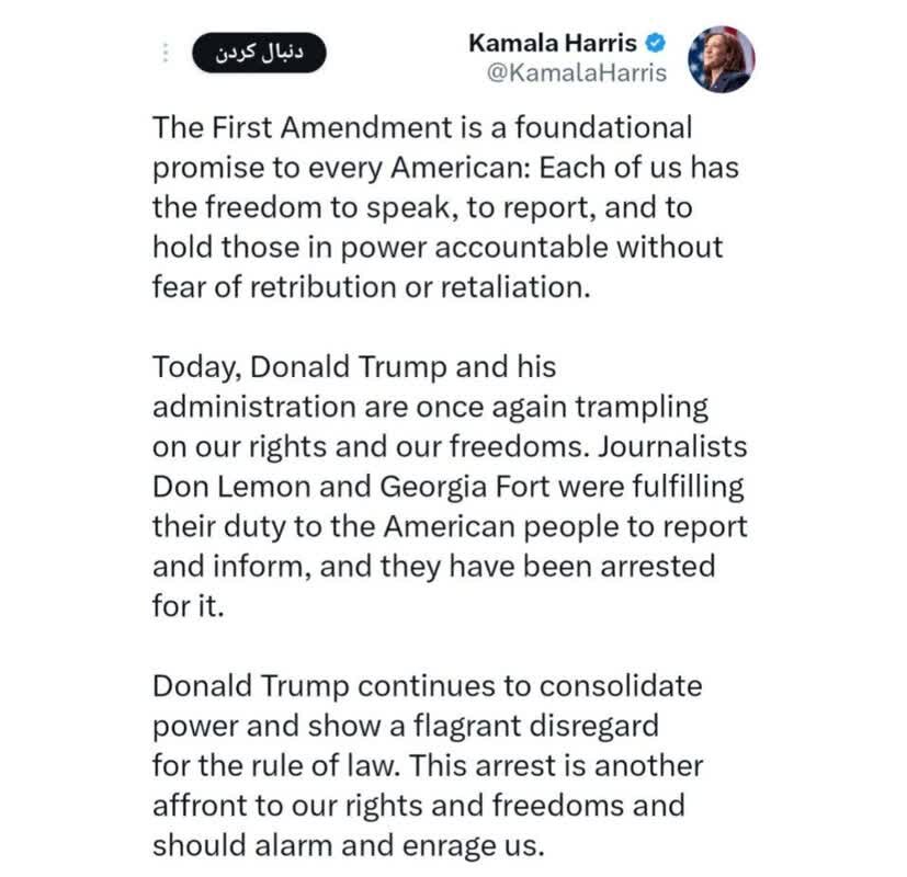 “Harris: Nilalapastangan ni Trump ang ating mga karapatan at kalayaan”