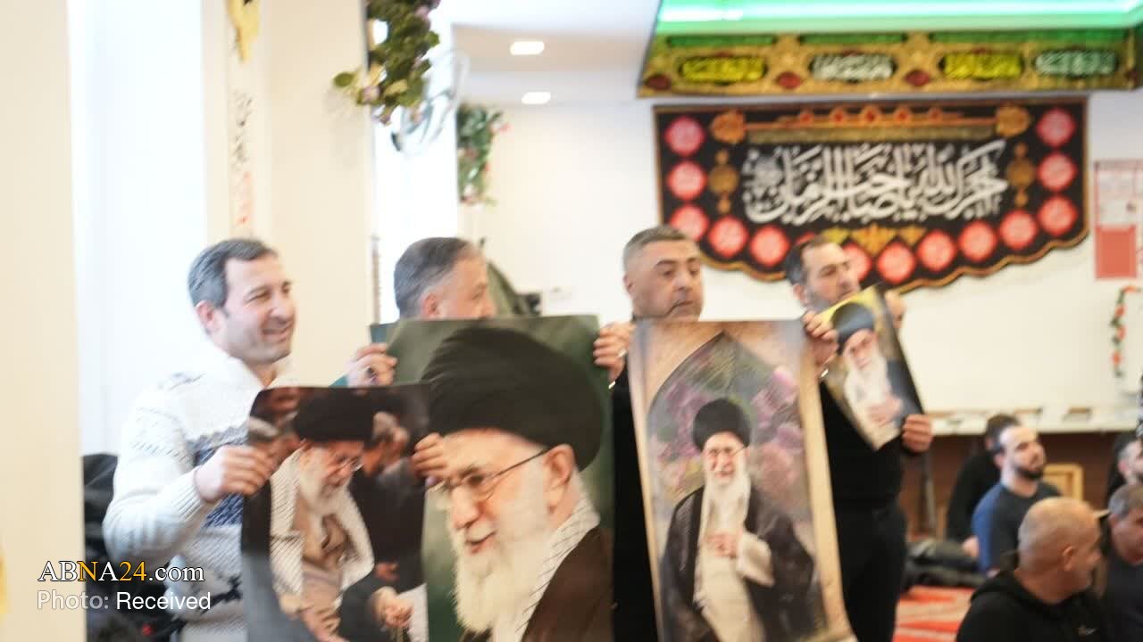 مسکو؛ برگزاری مراسم تجدید میثاق با رهبر معظم انقلاب و حمایت از ملت ایران + تصاویر