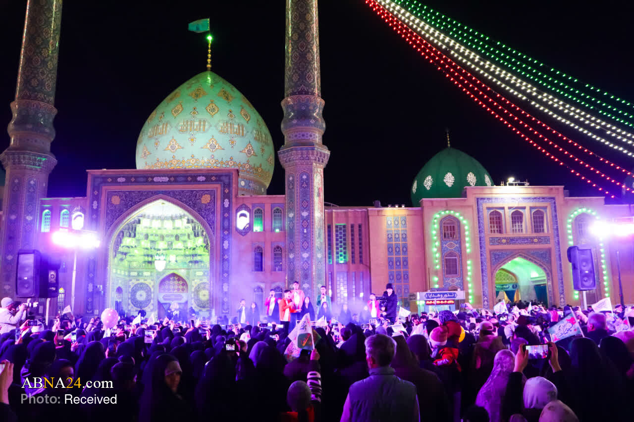 اجتماع بزرگ «سلام یا مهدی» در آستان مقدس مسجد جمکران برگزار شد + تصاویر