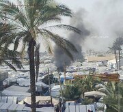 খান ইউনিসে শরণার্থী তাঁবুতে ইসরায়েলি হামলা