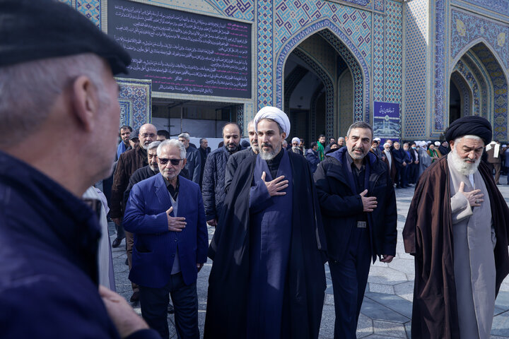 Photos: Funeral ceremony of Ayatollah Abdekhodaei held at Imam Reza Holy Shrine