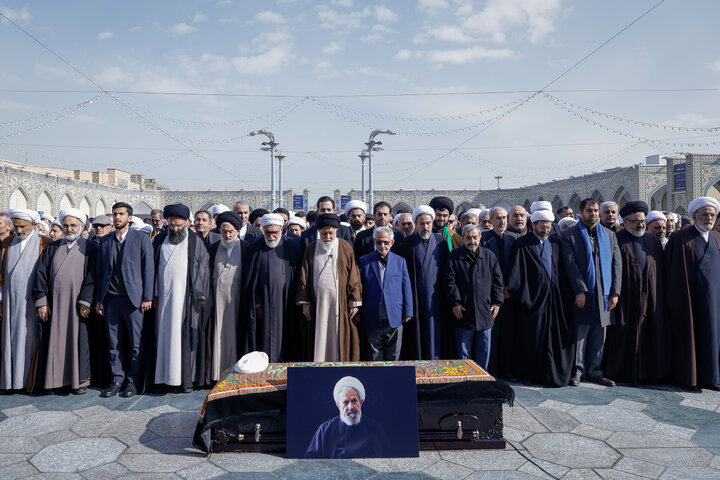 Photos: Funeral ceremony of Ayatollah Abdekhodaei held at Imam Reza Holy Shrine