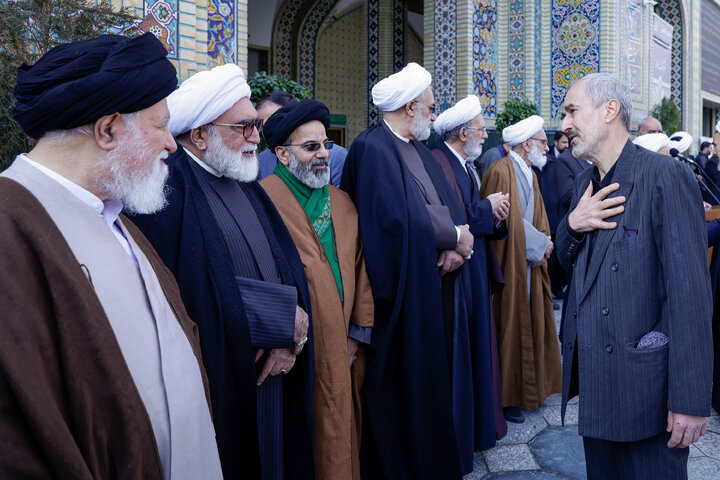 Photos: Funeral ceremony of Ayatollah Abdekhodaei held at Imam Reza Holy Shrine