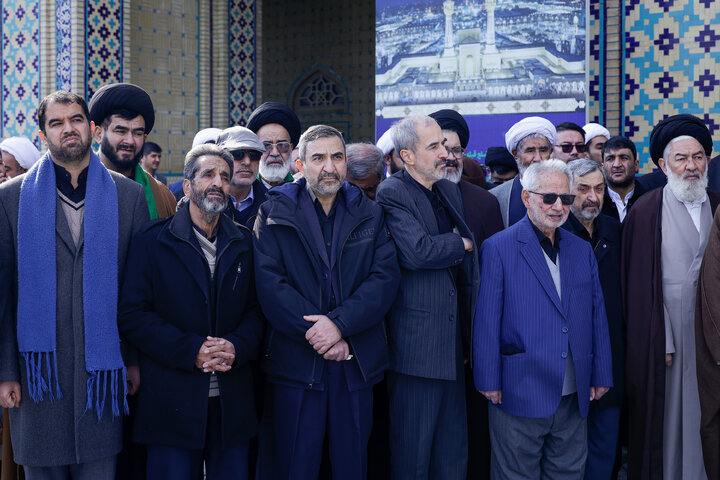 Photos: Funeral ceremony of Ayatollah Abdekhodaei held at Imam Reza Holy Shrine