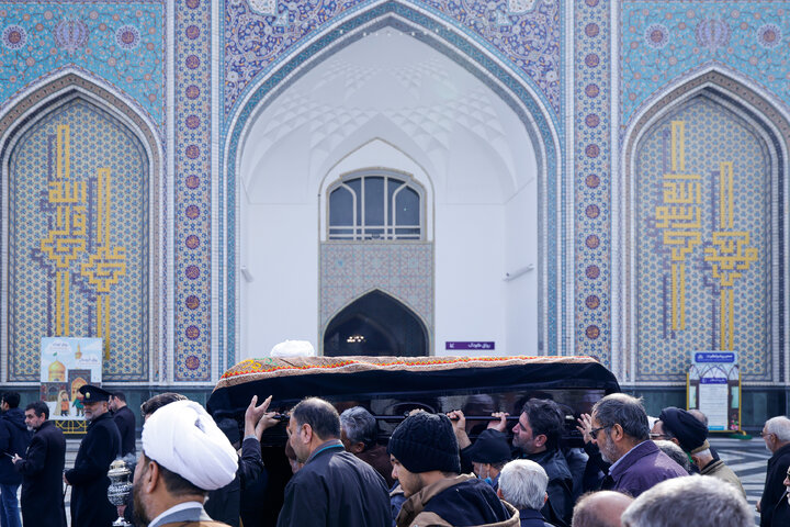 Photos: Funeral ceremony of Ayatollah Abdekhodaei held at Imam Reza Holy Shrine