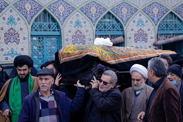 Photos: Funeral ceremony of Ayatollah Abdekhodaei held at Imam Reza Holy Shrine