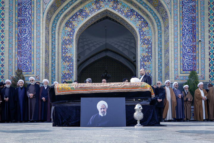 Photos: Funeral ceremony of Ayatollah Abdekhodaei held at Imam Reza Holy Shrine