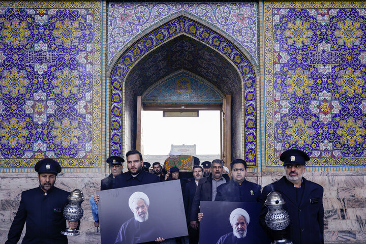 Photos: Funeral ceremony of Ayatollah Abdekhodaei held at Imam Reza Holy Shrine