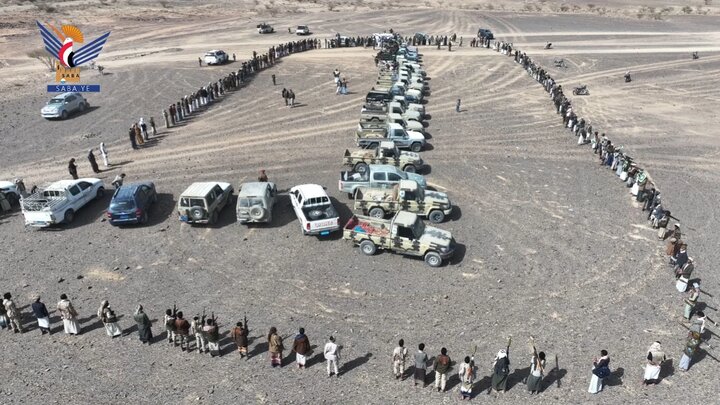 تقرير مصور/ قبائل محافظة مأرب اليمينة تعلن النفير والجهوزية لمواجهة الأعداء