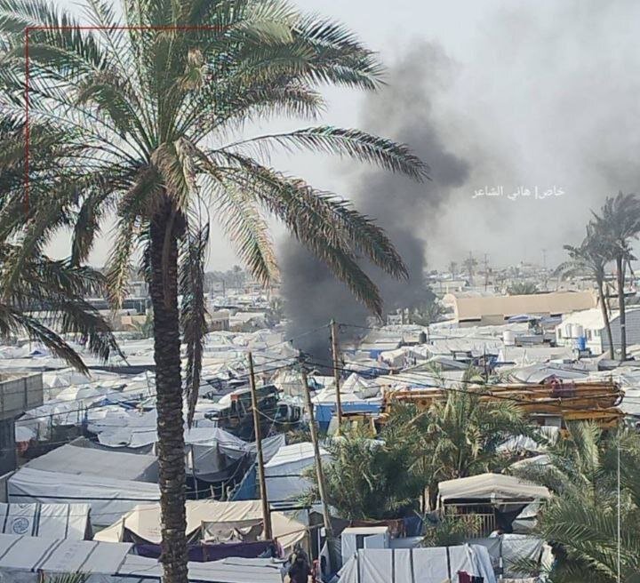 খান ইউনিসে শরণার্থী তাঁবুতে ইসরায়েলি হামলা