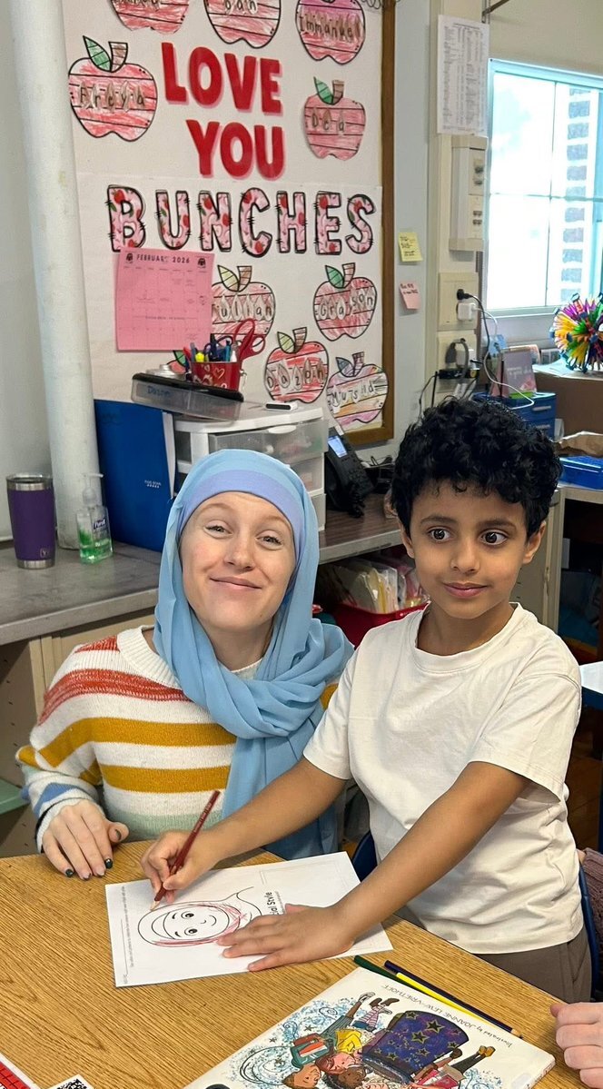 ابتکار یک مدرسۀ دولتی در نیویورک به‌مناسبت روز »جهانی حجاب« + تصاویر