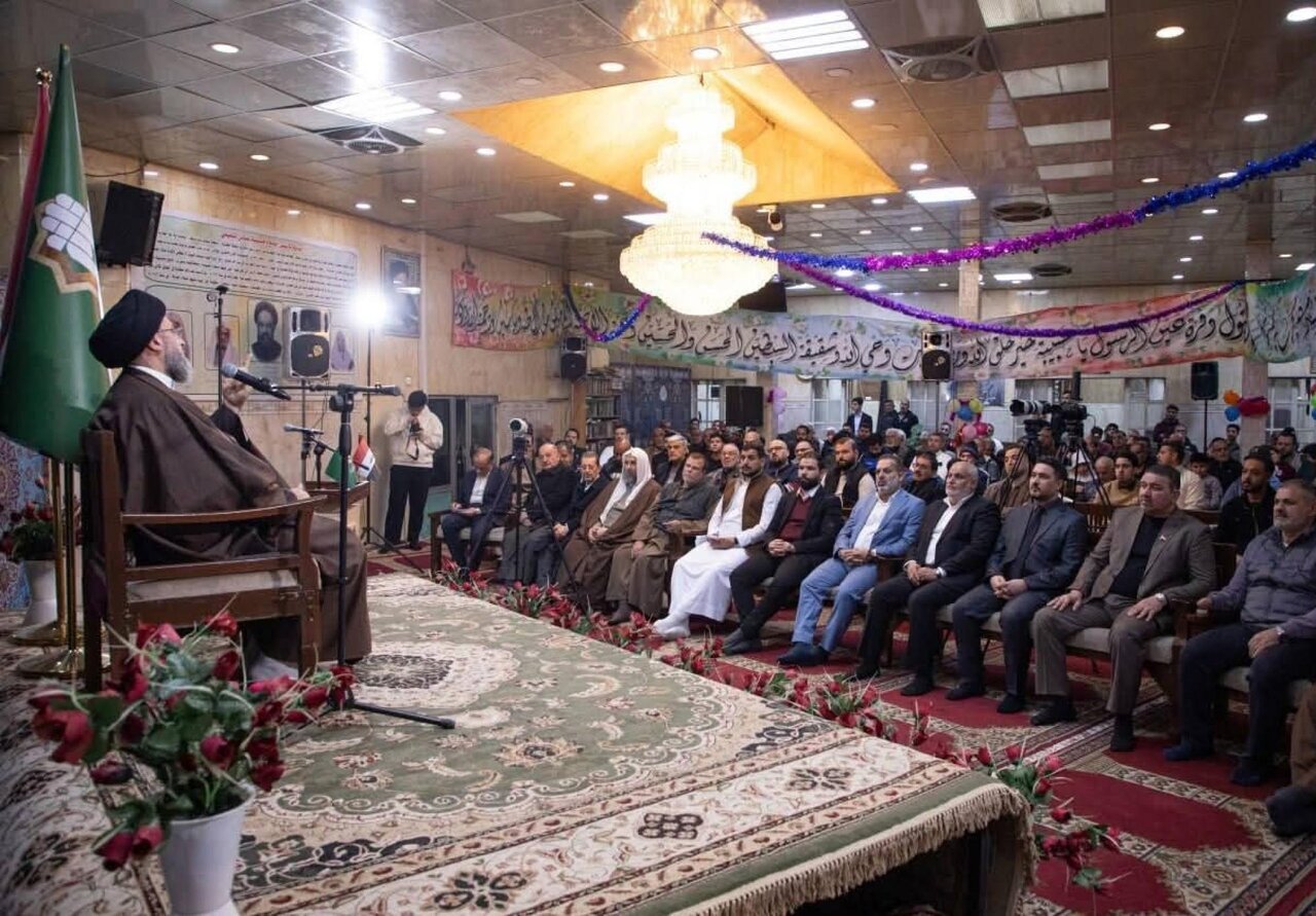 الأكاديمية العلمية للعتبة العباسیة المقدسة تحتفل بذكرى مولد شعبان المبارك  في بغداد