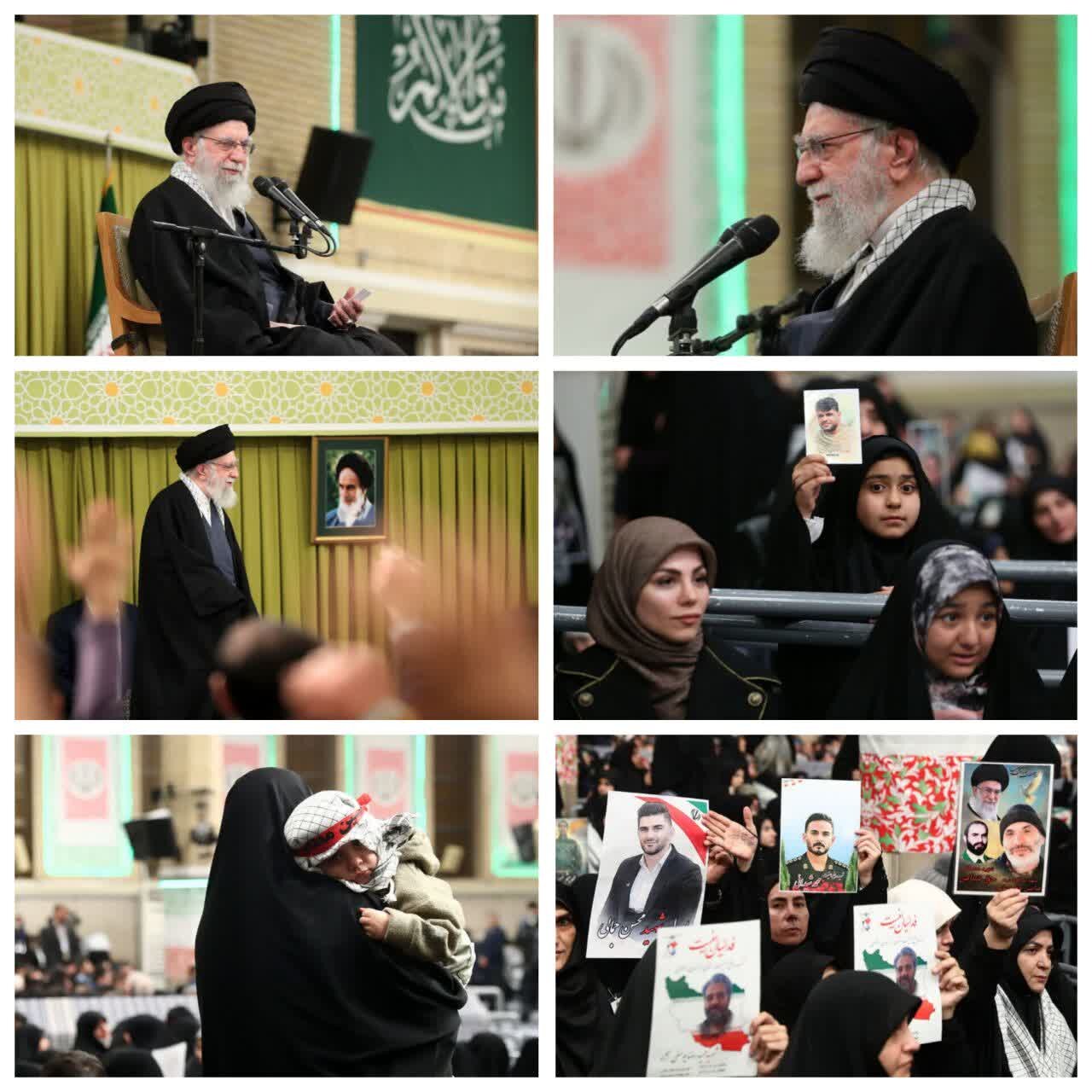 Mga Larawan mula sa Pakikipagpulong ng Mamamayan sa Pinuno ng Rebolusyon ng Iran sa Unang Araw ng Dekada ng Fajr