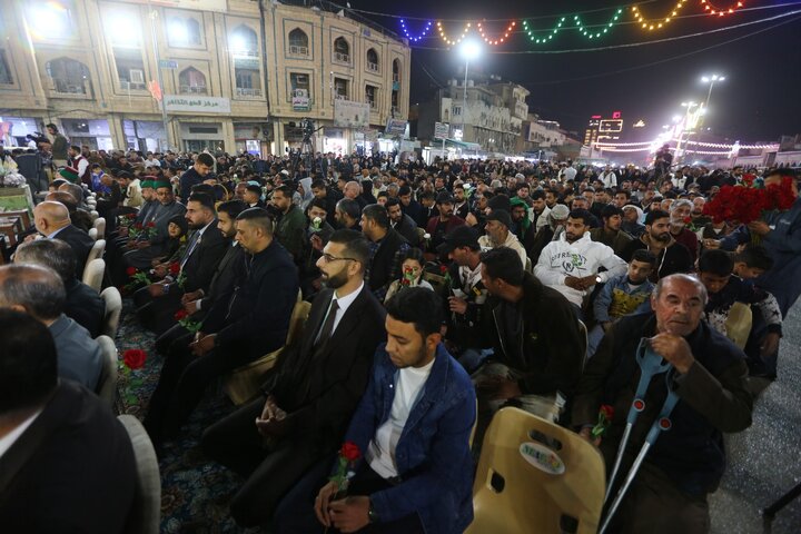 تقرير مصور/ إيقاد (1192) شمعة تحت شعار "المهدي وعد غير مكذوب" بمناسبة ولادة الإمام (عج) في كربلاء