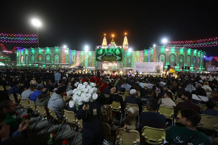 تقرير مصور/ إيقاد (1192) شمعة تحت شعار "المهدي وعد غير مكذوب" بمناسبة ولادة الإمام (عج) في كربلاء