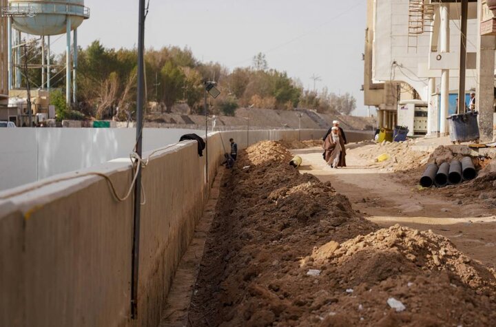 تقرير مصور/ العتبة العلوية تنفذ تطوير مقتربات نفق الرسول الأعظم (ص) خدمةً للزائرين وأهالي النجف الأشرف