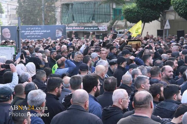 تصاویر | مراسم تشییع پدر شهید سیدحسن نصرالله برگزار شد