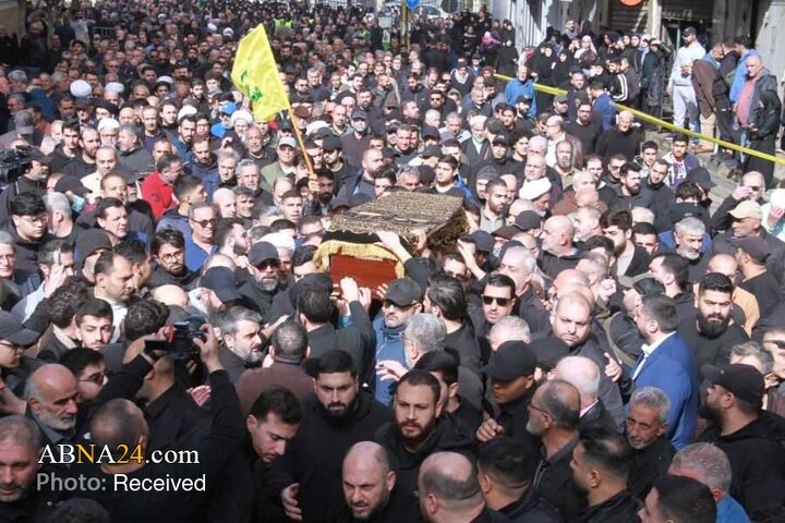 WÊNE | Merasîma veşartina(Oxir kirina ) cenaze bavê şehîd Seyîd Hesen Nûsrûlah hat lidarxistin.